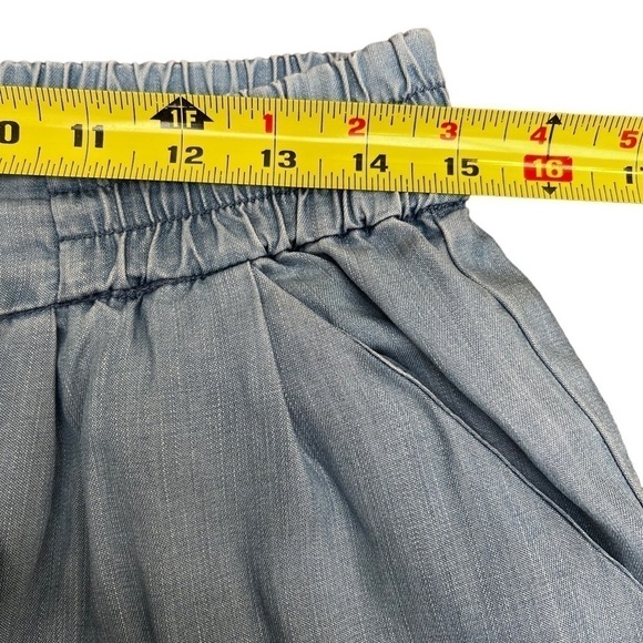 TALULA Aritzia Los Feliz Blue Chambray Joggers EUC - Picture 4 of 11